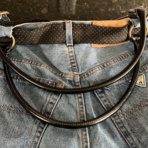 - Unique Vintage Y2K, large,Guess Jean , Jeans purse - Picture 7 of 16